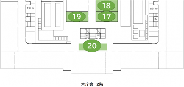 本庁舎2階～体験イベントや相談会～